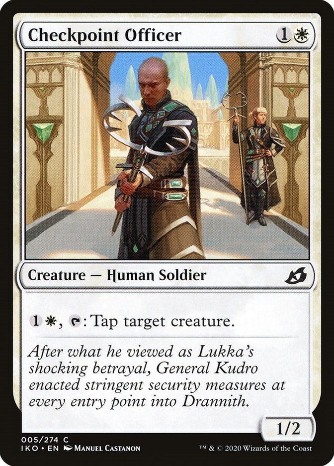 Image for Checkpoint Officer (5) (Ikoria: Lair of Behemoths) - Magic: The Gathering
