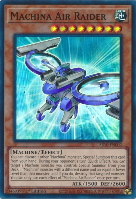 Image for Machina Air Raider (SR10-EN002) (SR10) - YuGiOh