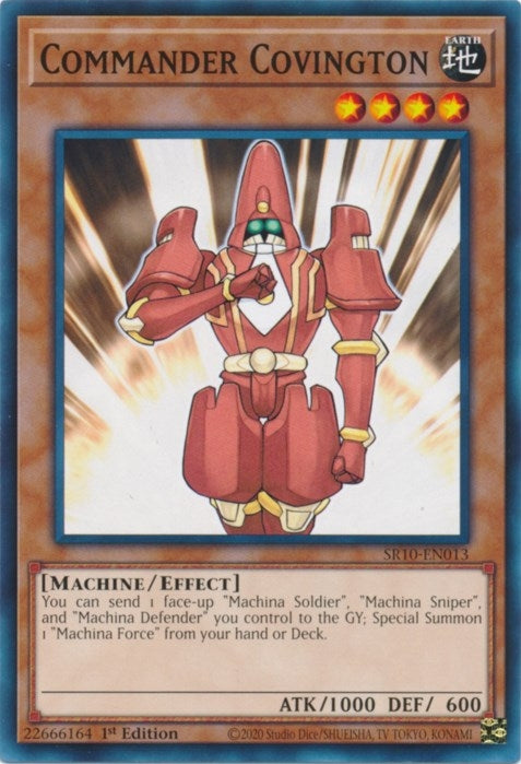Image for Commander Covington (SR10-EN013) (SR10) - YuGiOh