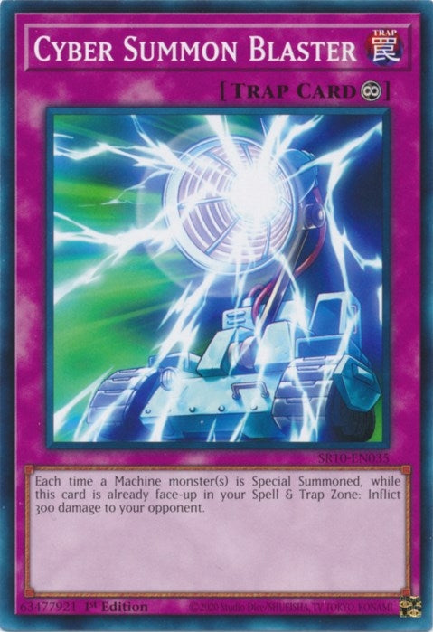 Image for Cyber Summon Blaster (SR10-EN035) (SR10) - YuGiOh