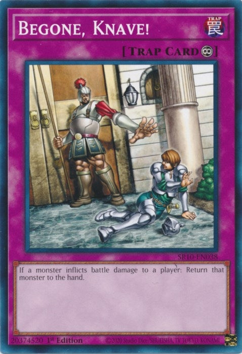 Image for Begone, Knave! (SR10-EN038) (SR10) - YuGiOh