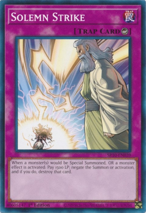 Image for Solemn Strike (SR10-EN039) (SR10) - YuGiOh