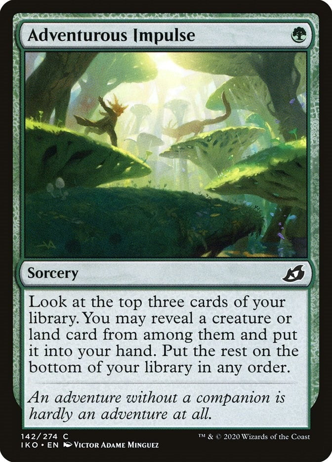 Image for Adventurous Impulse (142) (Ikoria: Lair of Behemoths) - Magic: The Gathering