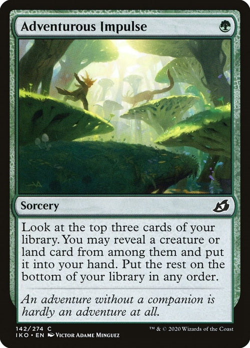 Image for Adventurous Impulse (142) (Ikoria: Lair of Behemoths) - Magic: The Gathering