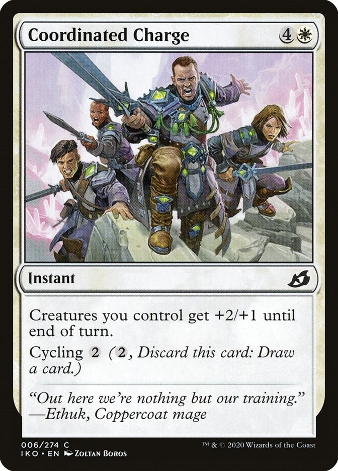 Image for Coordinated Charge (6) (Ikoria: Lair of Behemoths) - Magic: The Gathering