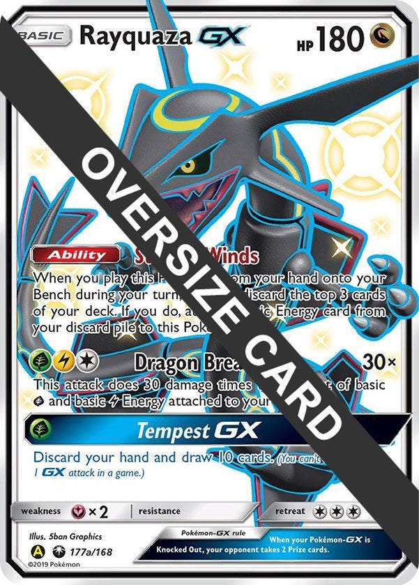 Image for Rayquaza GX - 177a/168 (177a/168) (Jumbo Cards) - Pokemon