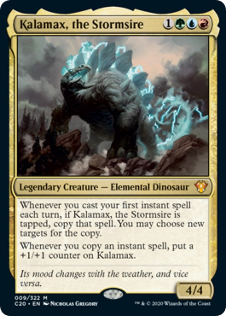 Image for Kalamax, the Stormsire (Commander 2020) (9) (Oversize Cards) - Magic: The Gathering
