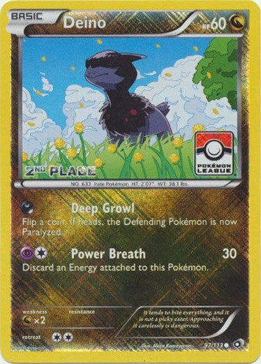 Image for Deino - 97/113 (Pokemon League) [2nd Place] (097/113) (PR) - Pokemon
