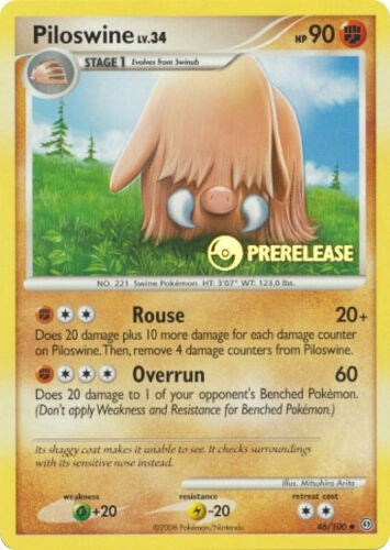 Image for Piloswine - 46/100 (Prerelease) (46/100) (PR) - Pokemon