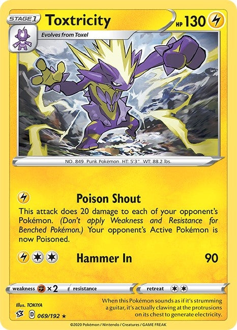 Image for Toxtricity (069/192) (SWSH02) - Pokemon