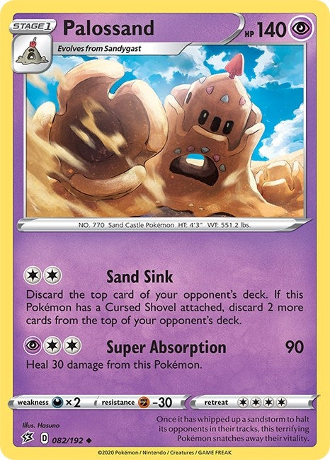 Image for Palossand (082/192) (SWSH02) - Pokemon
