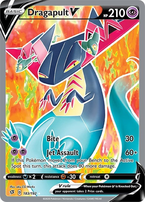 Image for Dragapult V (Full Art) (183/192) (SWSH02) - Pokemon