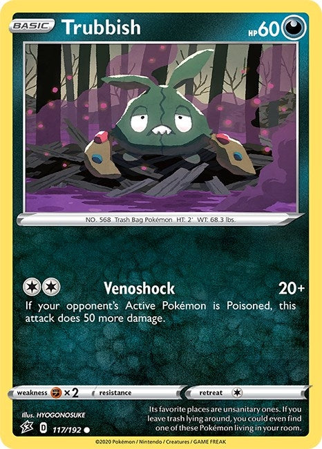 Image for Trubbish (117/192) (SWSH02) - Pokemon