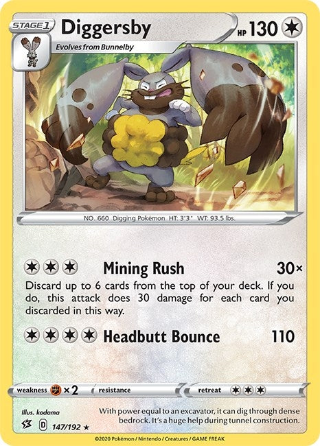 Image for Diggersby (147/192) (SWSH02) - Pokemon