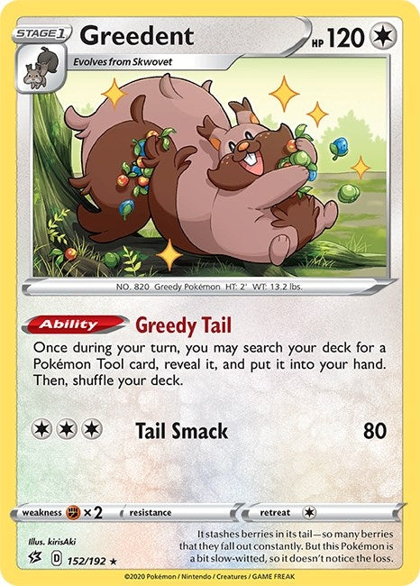Image for Greedent (152/192) (SWSH02) - Pokemon
