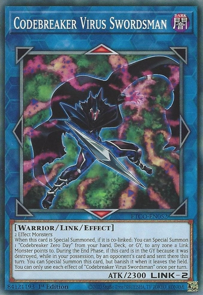 Image for Codebreaker Virus Swordsman (ETCO-EN052) (ETCO) - YuGiOh