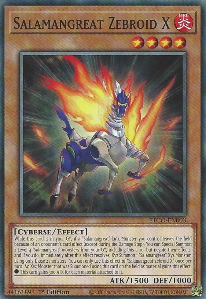 Image for Salamangreat Zebroid X (ETCO-EN003) (ETCO) - YuGiOh