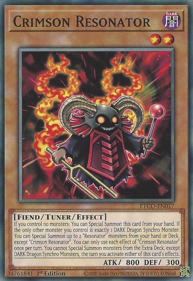 Image for Crimson Resonator (ETCO-EN017) (ETCO) - YuGiOh