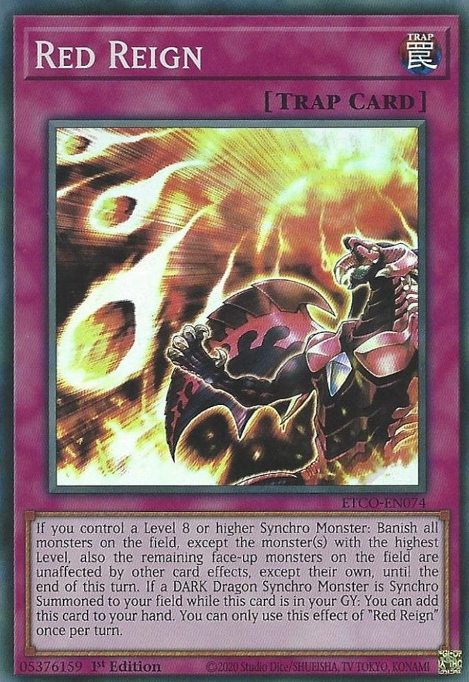 Image for Red Reign (ETCO-EN074) (ETCO) - YuGiOh