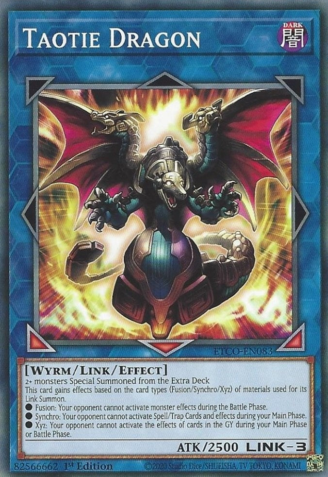 Image for Taotie Dragon (ETCO-EN083) (ETCO) - YuGiOh