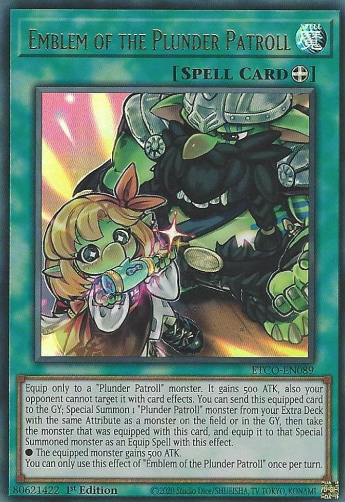 Image for Emblem of the Plunder Patroll (ETCO-EN089) (ETCO) - YuGiOh