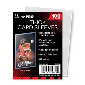 Image for Ultra PRO Extra Thick Card Soft Sleeves (100-Pack) - Card Sleeves