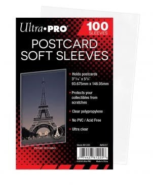 Image for Ultra PRO Postcard Soft Sleeves (100-Pack) - Card Sleeves