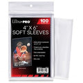 Image for Ultra PRO 4" x 6" Soft Sleeves (100-Pack) - Card Sleeves
