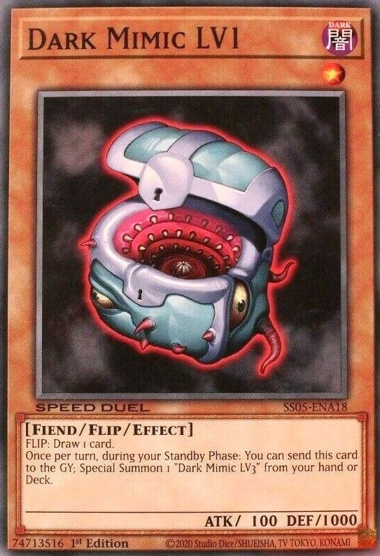 Image for Dark Mimic LV1 (SS05-ENA18) (SS05) - YuGiOh