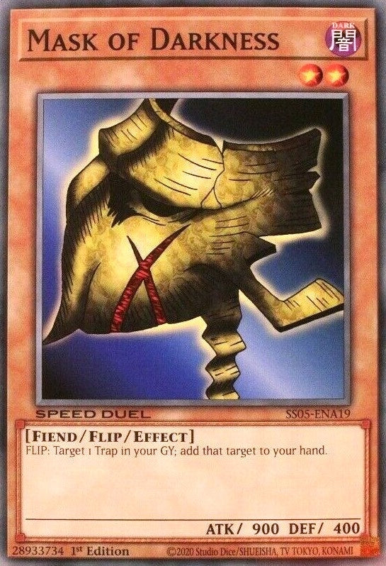 Image for Mask of Darkness (SS05-ENA19) (SS05) - YuGiOh
