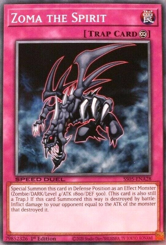 Image for Zoma the Spirit (SS05-ENA28) (SS05) - YuGiOh