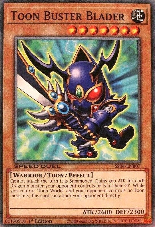 Image for Toon Buster Blader (SS04-ENB07) (SS04) - YuGiOh