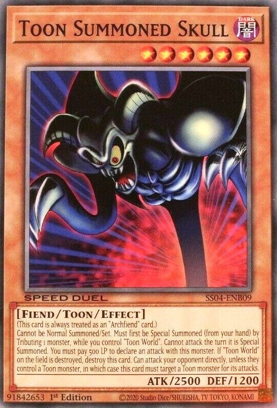 Image for Toon Summoned Skull (SS04-ENB09) (SS04) - YuGiOh