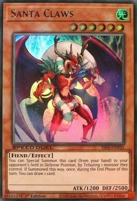 Image for Santa Claws (SS05-ENV01) (SS05) - YuGiOh
