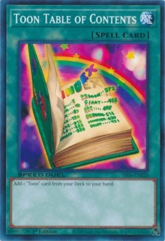 Image for Toon Table of Contents (SS04-ENB20) (SS04) - YuGiOh