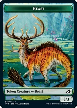 Image for Beast // Human Soldier (005) Double-Sided Token (10 // 5) (Ikoria: Lair of Behemoths) - Magic: The Gathering