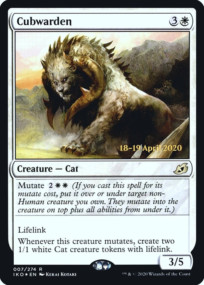Image for Cubwarden (7) (Prerelease Cards) - Magic: The Gathering