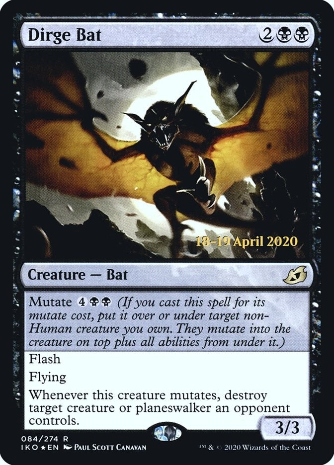 Image for Dirge Bat (84) (Prerelease Cards) - Magic: The Gathering