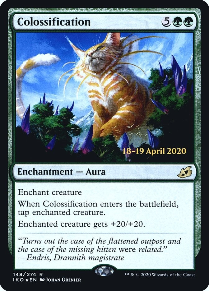 Image for Colossification (148) (Prerelease Cards) - Magic: The Gathering