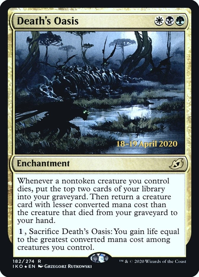 Image for Death's Oasis (182) (Prerelease Cards) - Magic: The Gathering