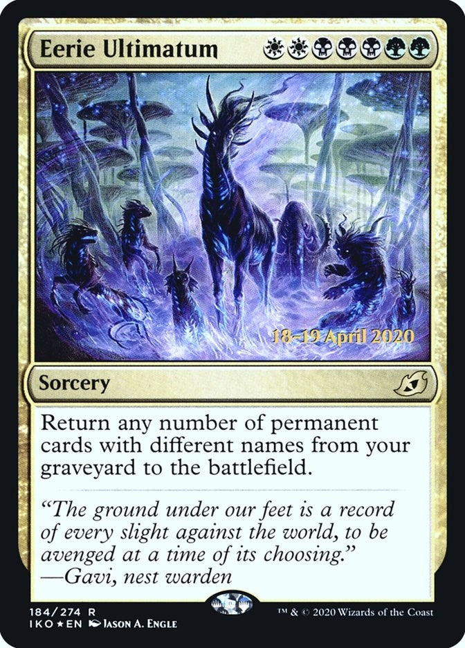 Image for Eerie Ultimatum (184) (Prerelease Cards) - Magic: The Gathering