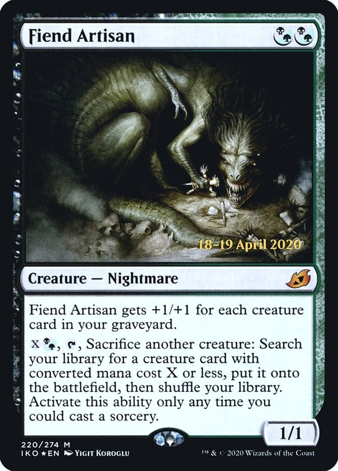 Image for Fiend Artisan (220) (Prerelease Cards) - Magic: The Gathering