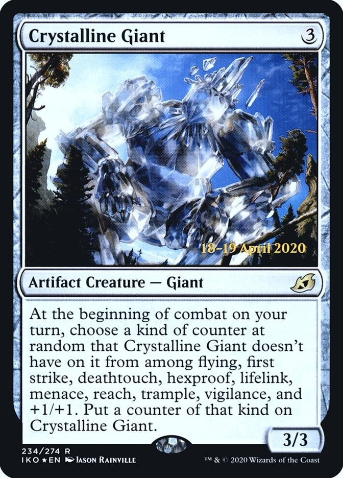 Image for Crystalline Giant (234) (Prerelease Cards) - Magic: The Gathering