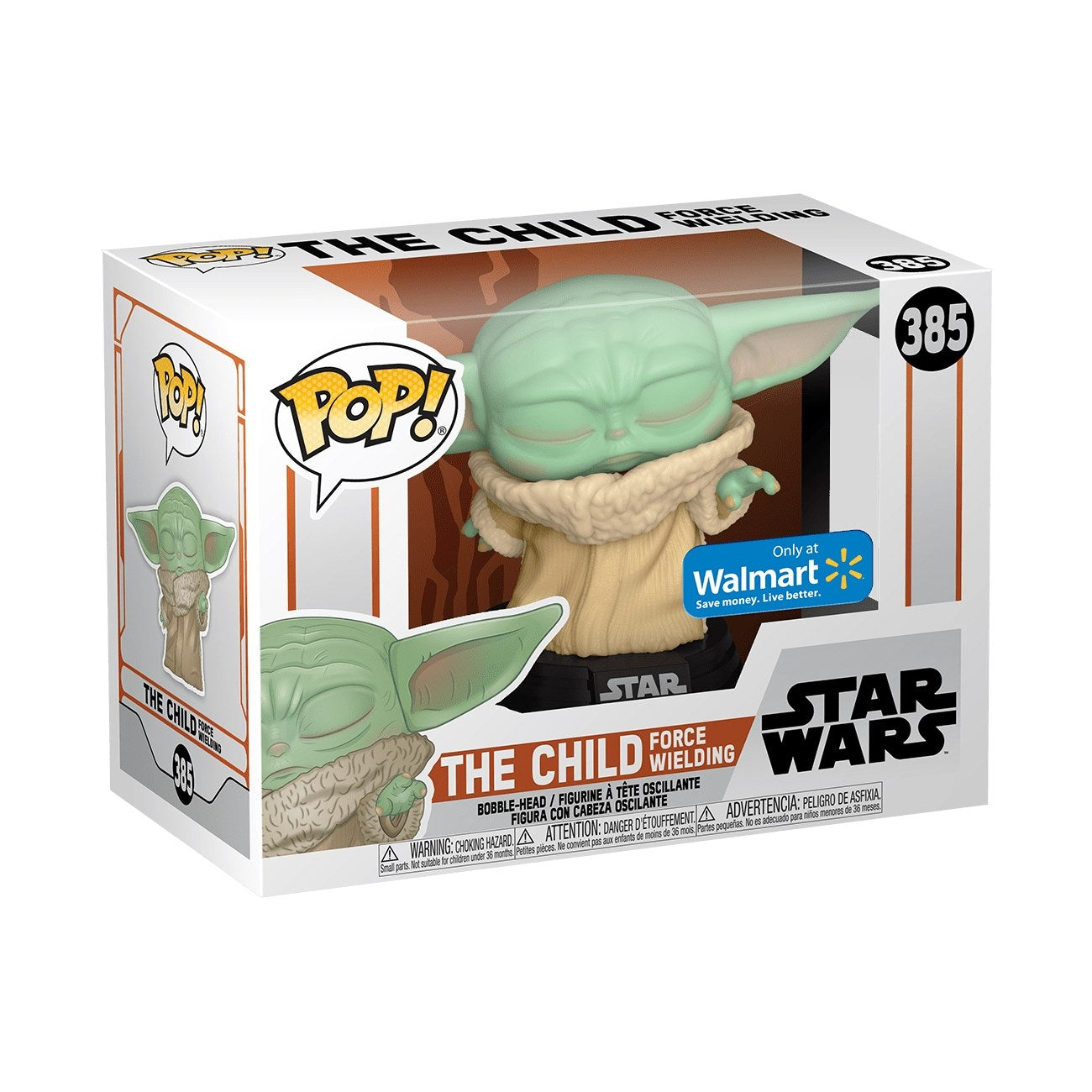 Image for Star Wars The Mandalorian: The Child Force Weilding (Bobble-Head) (Walmart Exclusive) - Funko