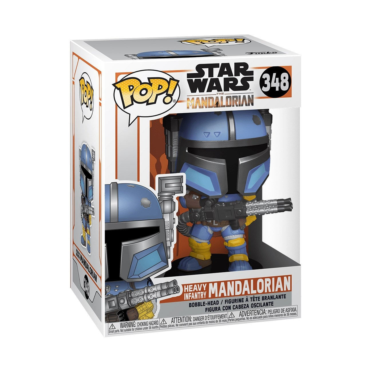 Image for Star Wars The Mandalorian: Heavy Infantry Mandalorian (Bobble-Head) - Funko