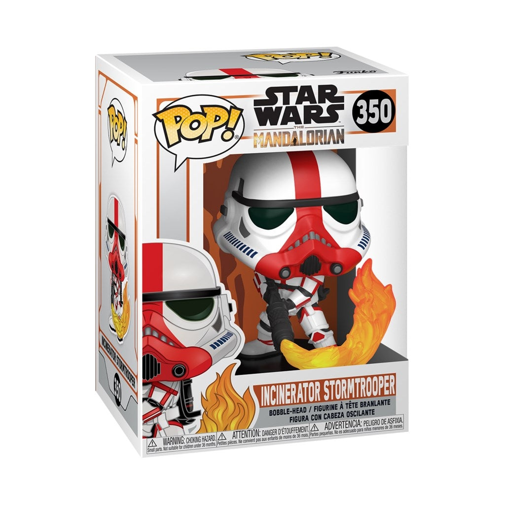 Image for Star Wars The Mandalorian: Incinerator Stormtrooper (Bobble-Head) - Funko