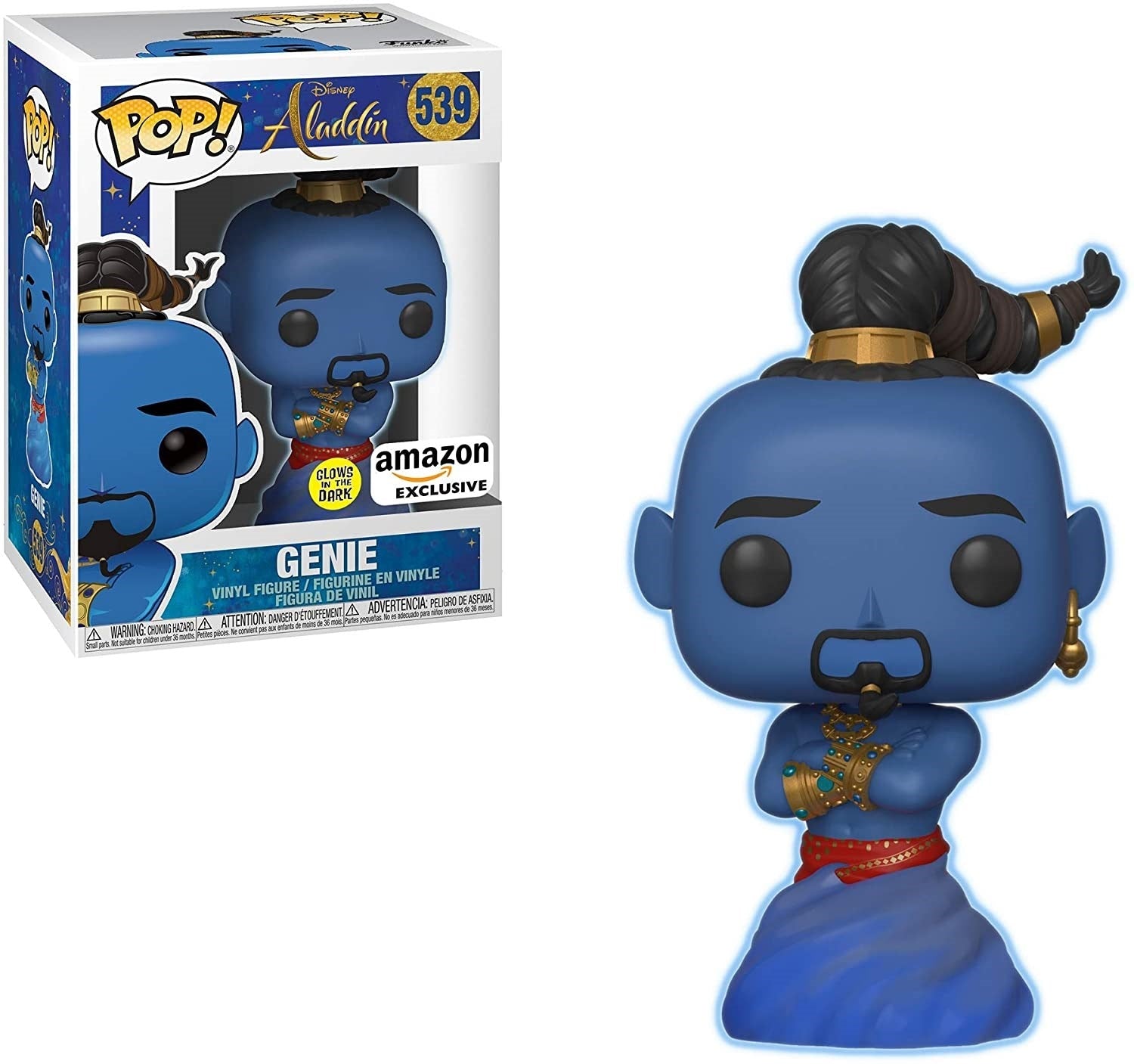 Image for Aladdin: Genie (Glow-in-the-Dark) (Amazon Exclusive) - Funko