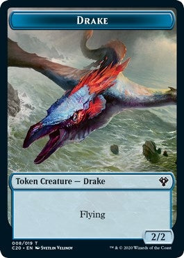 Image for Drake // Insect (018) Double-Sided Token (8 // 18) (Commander 2020) - Magic: The Gathering
