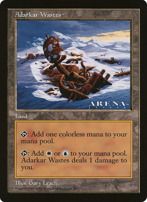 Image for Adarkar Wastes (Arena League) (Oversize Cards) - Magic: The Gathering