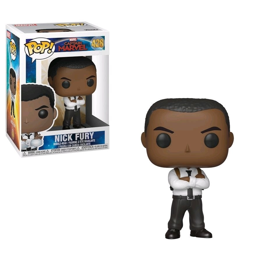 Image for Captain Marvel: Nick Fury (Bobble-Head) - Funko